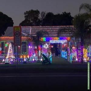 Christmas Light display at 19 Ziegenfusz Road, Thornlands