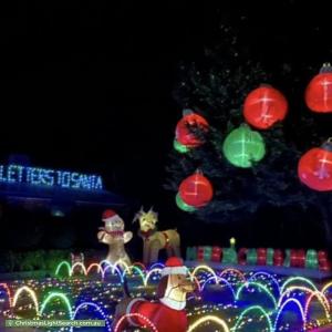 Christmas Light display at 50 Parkvalley Drive, Chirnside Park