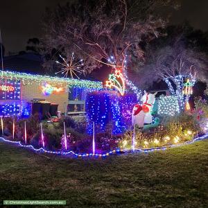 Christmas Light display at 61 Arnold Drive, Hackham