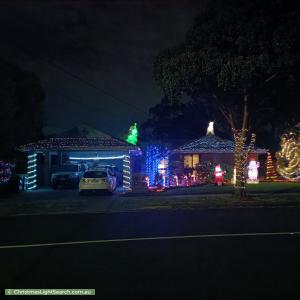 Christmas Light display at 50 Barossa Avenue, Vermont South