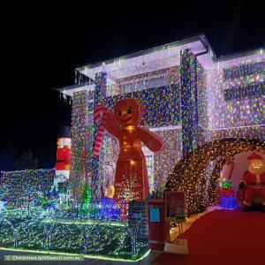 Christmas Light display at 30 Rochester Street, Gregory Hills