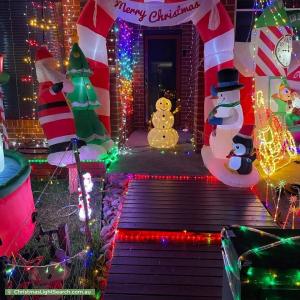 Christmas Light display at 167 Painted Hills Road, Doreen