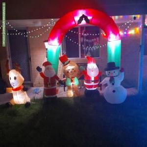 Christmas Light display at 34 Rogers Crescent, Caboolture
