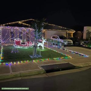 Christmas Light display at 2 Murray Hillier Court, Hillier
