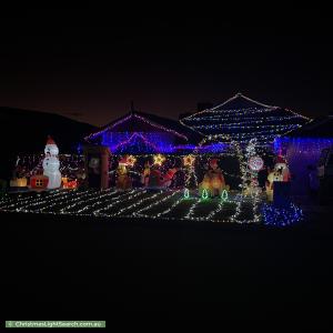 Christmas Light display at 6 Gadd Avenue, Byford