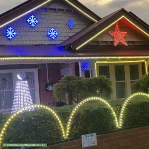 Christmas Light display at 83 Francis Street, Ascot Vale