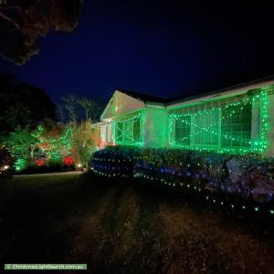 Christmas Light display at 14A Darvall Road, Eastwood