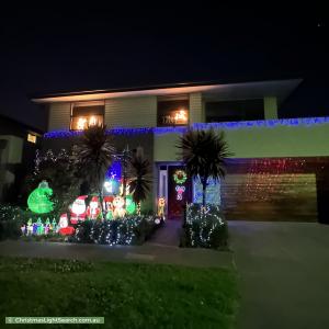 Christmas Light display at 6 Sabina Park Drive, Mulgrave