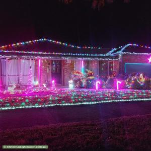Christmas Light display at 92 Lakeview Drive, Lilydale