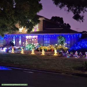 Christmas Light display at 7 Cahill Drive, Brookfield
