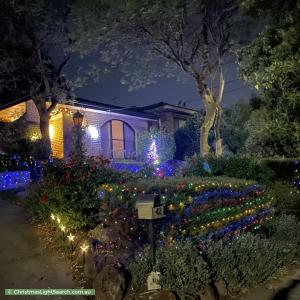 Christmas Light display at 42 Duff Parade, Viewbank