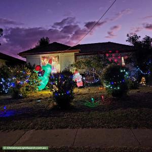 Christmas Light display at  Anne Street, Karabar
