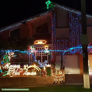 Christmas Light display at 77 Curie Avenue, Mulgrave