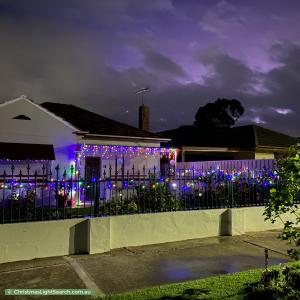 Christmas Light display at 34 Lee Terrace, Rosewater