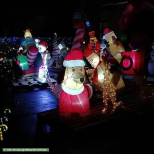 Christmas Light display at 28 Vannam Drive, Ashwood