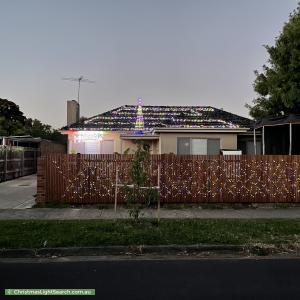 Christmas Light display at 109 Railway Street North, Altona