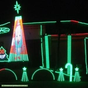 Christmas Light display at 47 Marriott Drive, Mount Martha