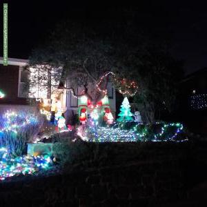 Christmas Light display at  Diane Crescent, Viewbank