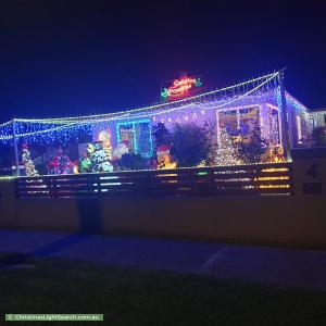 Christmas Light display at 4 Rosanna Court, Craigieburn