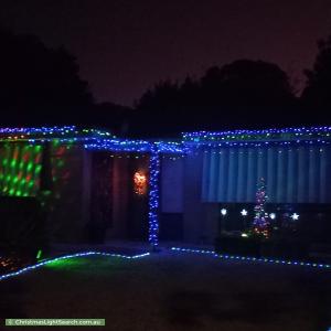 Christmas Light display at 16 Summerford Road, Aberfoyle Park