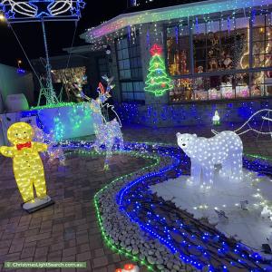 Christmas Light display at  Gordon Luxton Drive, North Haven