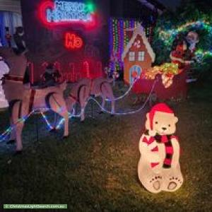 Christmas Light display at 25 Kathryn Road, Knoxfield