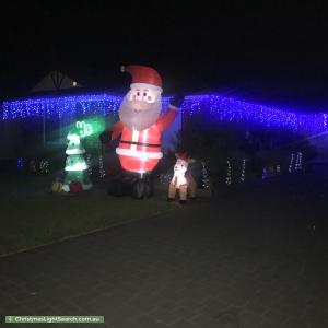 Christmas Light display at 91 Kearney Drive, Aspendale Gardens