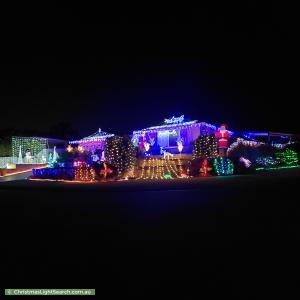 Christmas Light display at 2 Tumba Court, Joondalup