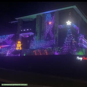 Christmas Light display at  Amity Place, Sunbury