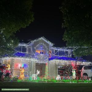 Christmas Light display at 3 Bella Vista Court, Warriewood