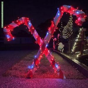 Christmas Light display at  Balara Crescent Balara Crescent, Flagstaff Hill