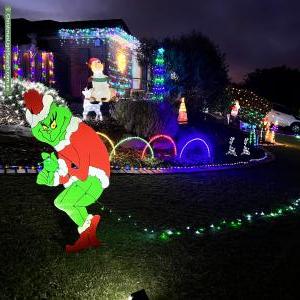 Christmas Light display at 4 Greenridge Court, Wynn Vale