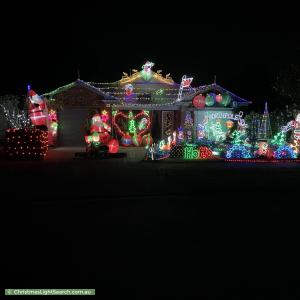 Christmas Light display at 1 Sirius Avenue, Hope Valley