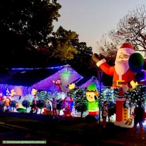 Christmas Light display at 2 Magic Grove, Mosman