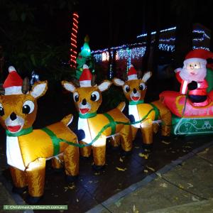 Christmas Light display at 6 Calytrix Road, Roleystone