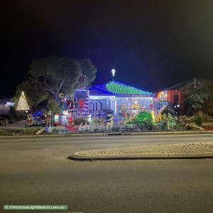 Christmas Light display at 127 Beachside Parade, Yanchep