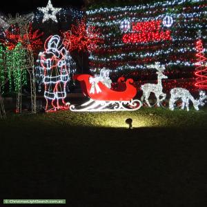 Christmas Light display at 73 Amphitheatre Circuit, Baulkham Hills