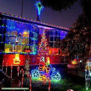 Christmas Light display at 5 Wirraway Crescent, Thomastown