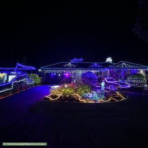 Christmas Light display at  Starchenko Court, Carrum Downs