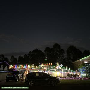 Christmas Light display at 11 Chaplin Crescent, Quakers Hill