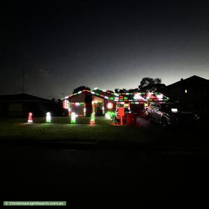 Christmas Light display at  Garbett Place, Doonside