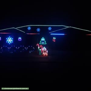 Christmas Light display at 20 Martindale Place, Walkley Heights