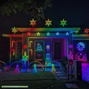 Christmas Light display at 53 Flagship Ridge, Jordan Springs