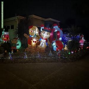 Christmas Light display at 1 Cordoba Way, Mernda