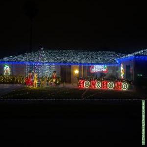 Christmas Light display at 28 Renegade Way, Kingsley