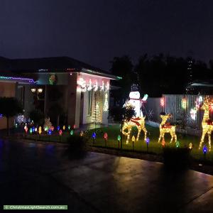 Christmas Light display at 42 Tulliallan Boulevard, Clyde North
