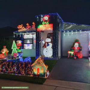 Christmas Light display at 36 Kiewa Grove, Box Hill