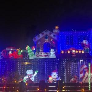 Christmas Light display at 45 Doonside Crescent, Blacktown