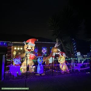 Christmas Light display at 54 Brush Road, Epping
