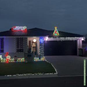 Christmas Light display at  Bloomfield Avenue, Park Ridge